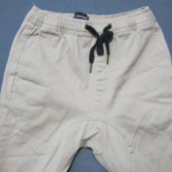 Zanerobe Jogger Pants Mens Size 27 Khaki Drawstring Elastic Waist Flat Front - Picture 4 of 11